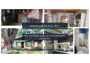 casa en la localidad de El Hoyo